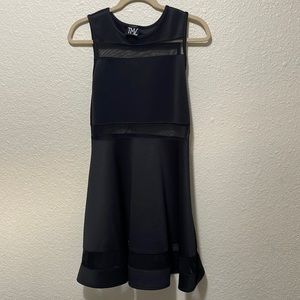 TMG Women’s Black Dress With Mesh Inserts. Very Cute And Very Good Condition.